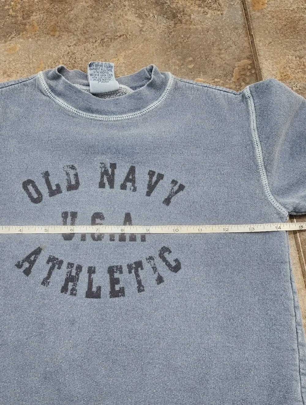 Vintage 90s Old Navy Clothing Co Toddler 2/3 USA Made Crewneck Sweatshirt